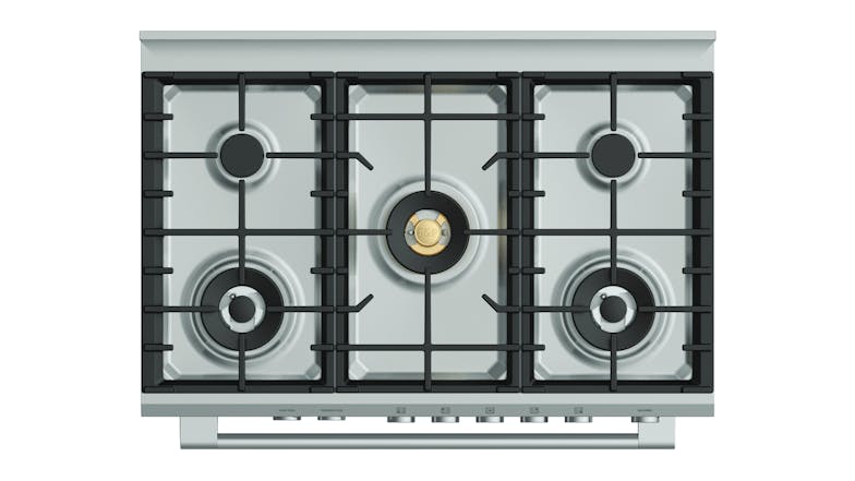 Fisher & Paykel 90CM Dual Fuel Freestanding Oven with Gas Cooktop - Stainless Steel