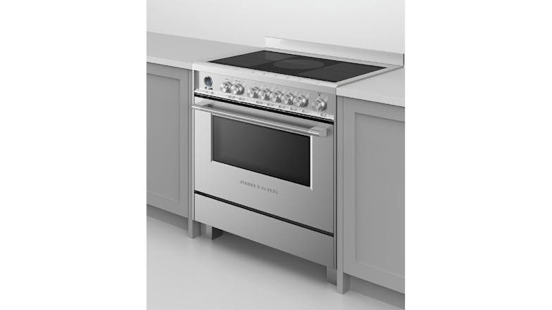 Fisher & Paykel 90CM Freestanding Oven with Induction Cooktop - Stainless Steel