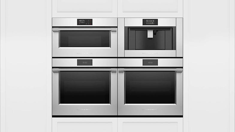 Fisher & Paykel 76CM 9 Function Combination Steam Built-in Oven - Stainless Steel