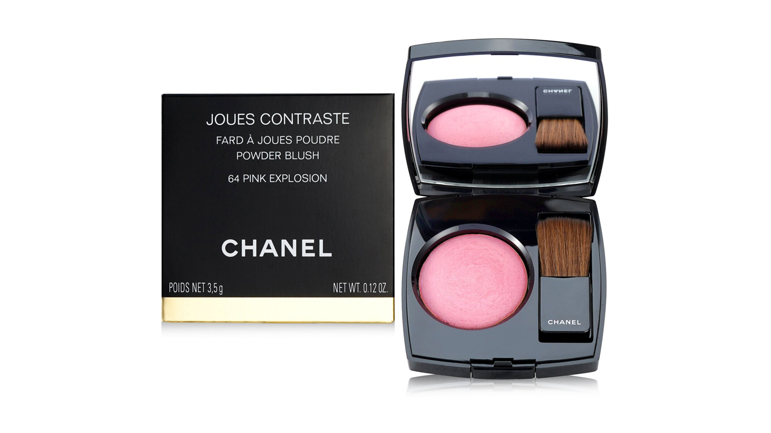 Chanel Powder Blush - No. 64 Pink Explosion - 4g/0.14oz