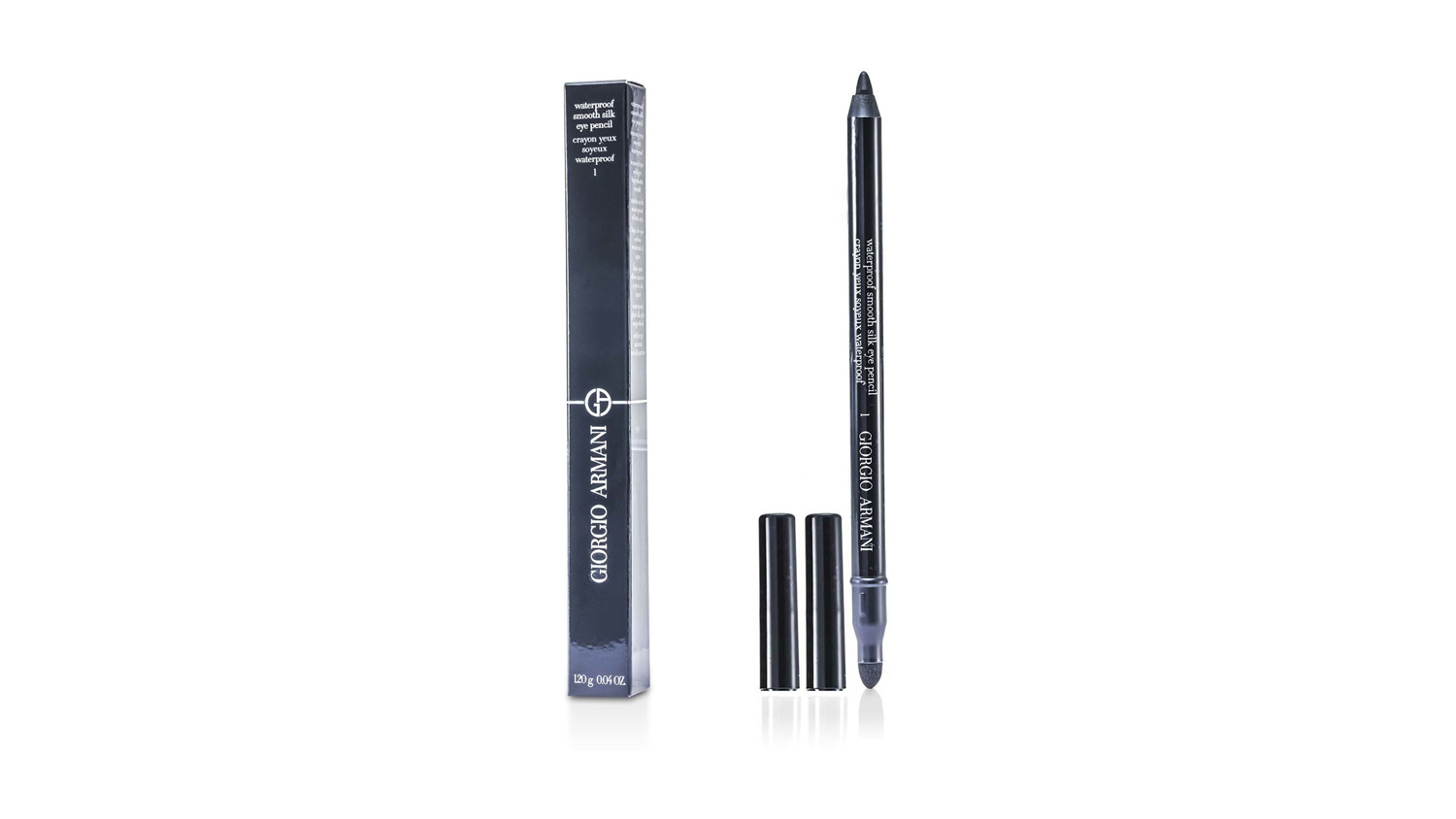 Giorgio Armani Waterproof Smooth Silk Eye Pencil - # 01 (Black) - 1.2g/0.04oz