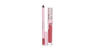 Matte Lip Kit: Matte Liquid Lipstick 3ml + Lip Liner 1.1g - # 500 Kristen Matte - 2pcs