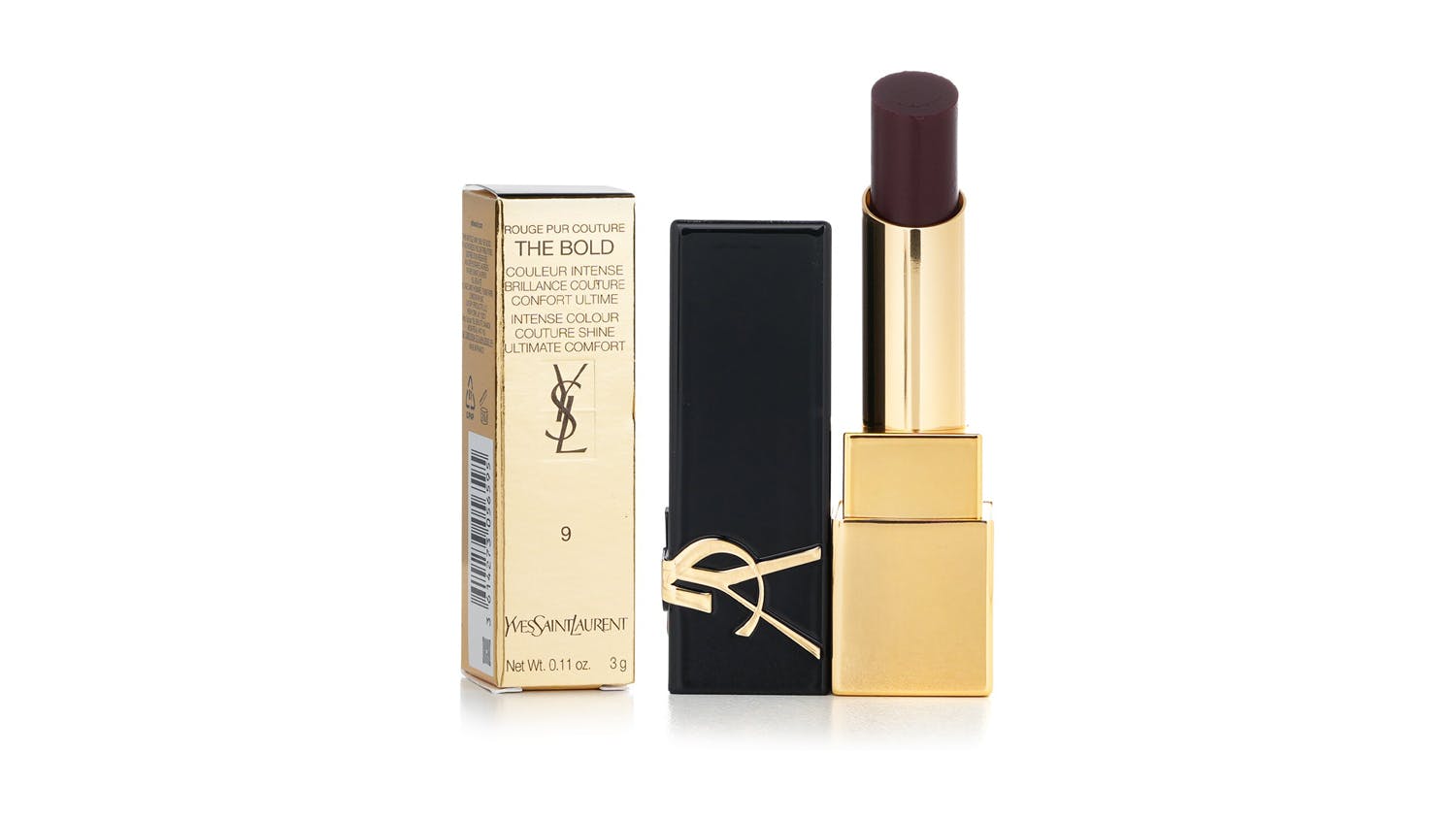 Rouge Pur Couture The Bold Lipstick - # 9 Undeniable Plum - 3g/0.11oz