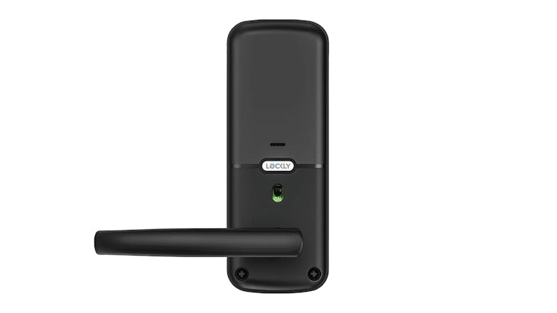 Lockly Secure Pro Latch Smart Door Lock - Matte Black (with Fingerprint & Wi-Fi Enabled)