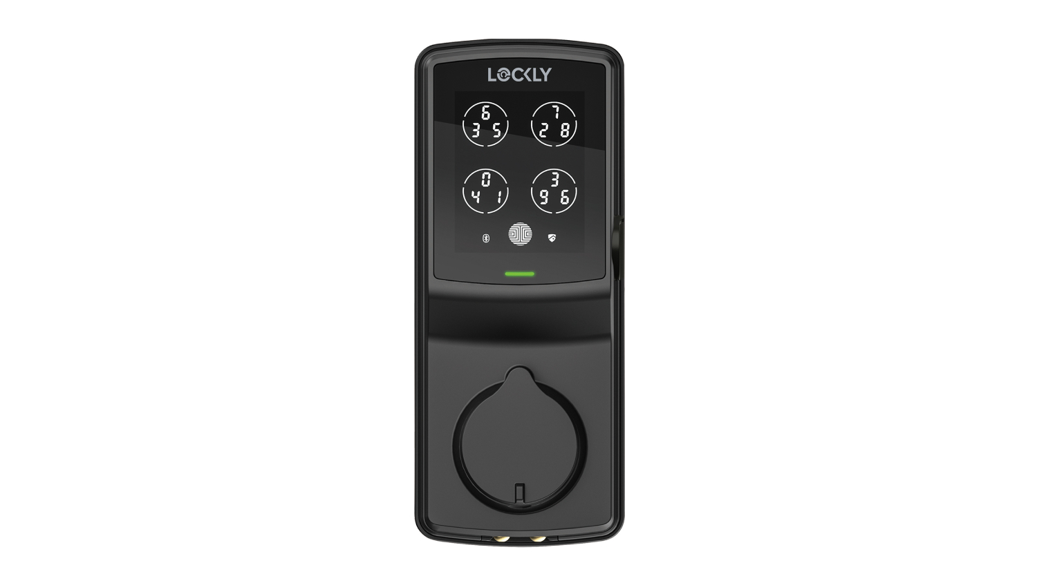 Lockly Secure Pro Deadbolt Smart Door Lock - Matte Black (with Fingerprint & Wi-Fi Enabled)