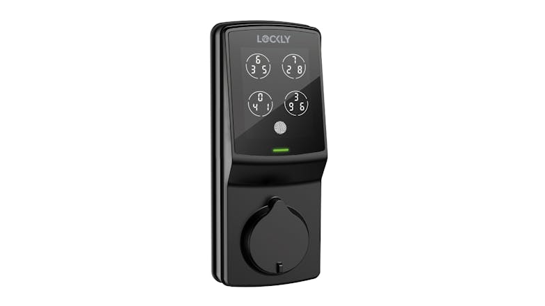 Lockly Secure Pro Deadbolt Smart Door Lock - Matte Black (with Fingerprint & Wi-Fi Enabled)