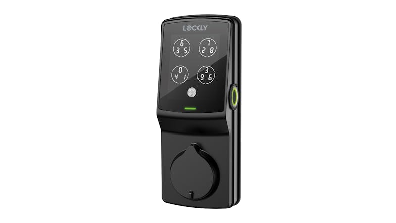 Lockly Secure Pro Deadbolt Smart Door Lock - Matte Black (with Fingerprint & Wi-Fi Enabled)