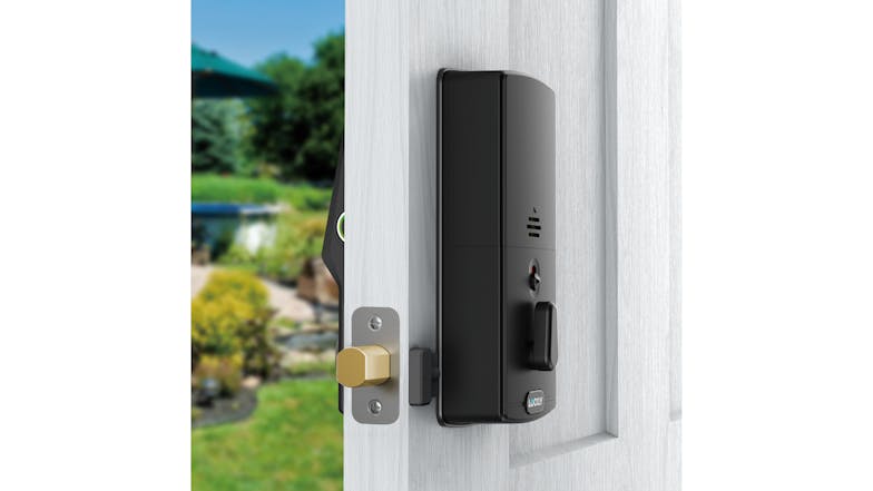 Lockly Secure Pro Deadbolt Smart Door Lock - Matte Black (with Fingerprint & Wi-Fi Enabled)