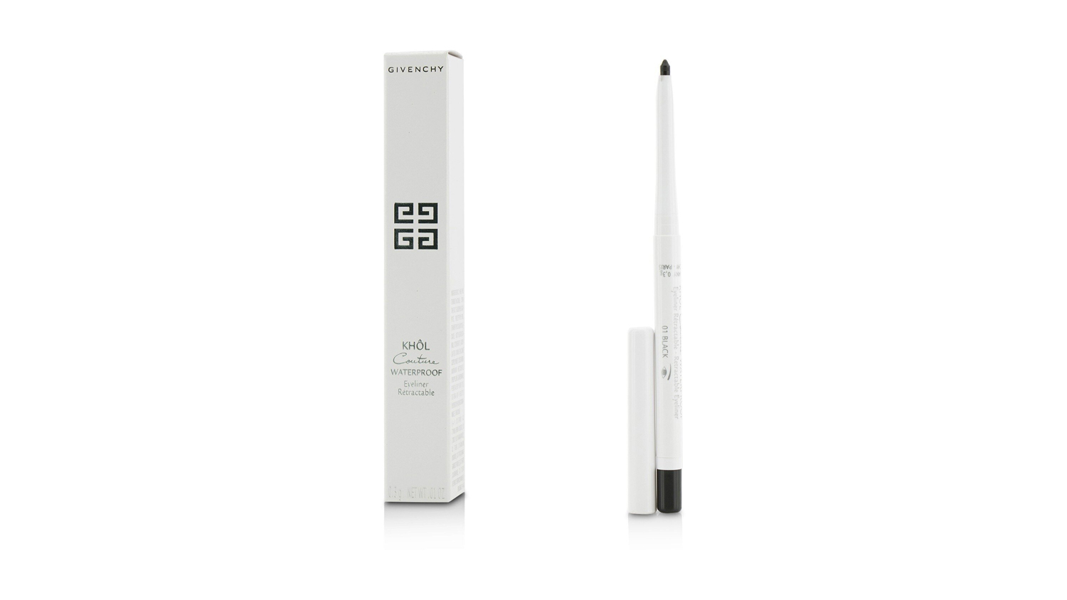 Givenchy Khol Couture Waterproof Retractable Eyeliner - # 01 Black - 0.3g/0.01oz