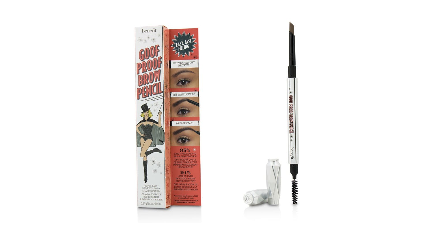 Benefit Goof Proof Brow Pencil - # 2 (Light) - 0.34g/0.01oz