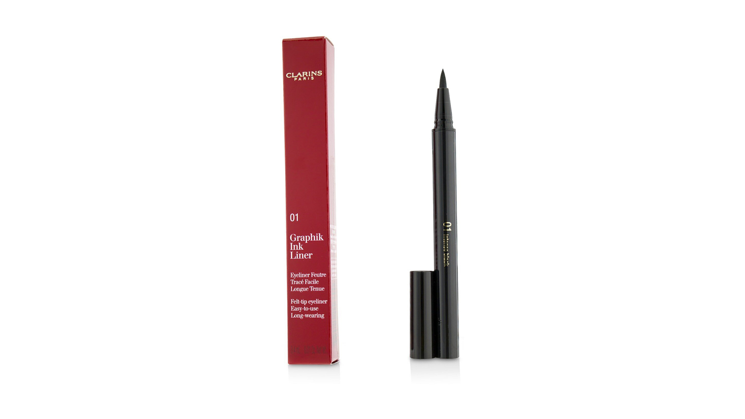 Clarins Graphik Ink Liner - #01 Intense Black - 0.4ml/0.01oz