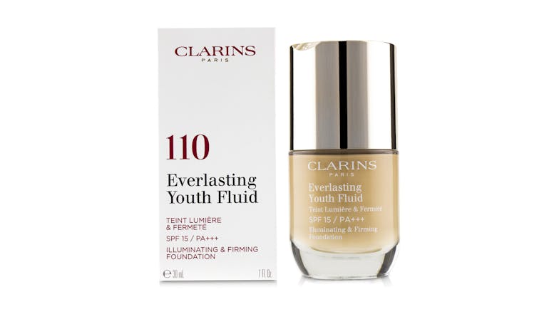 Clarins Everlasting Youth Fluid Illuminating and Firming Foundation SPF 15 - # 110 Honey - 30ml/1oz