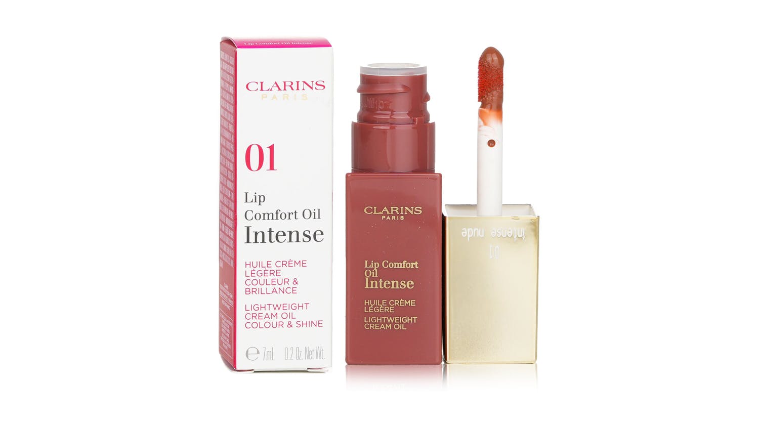 Clarins Lip Comfort Oil Intense - # 01 Intense Nude - 7ml/0.2oz
