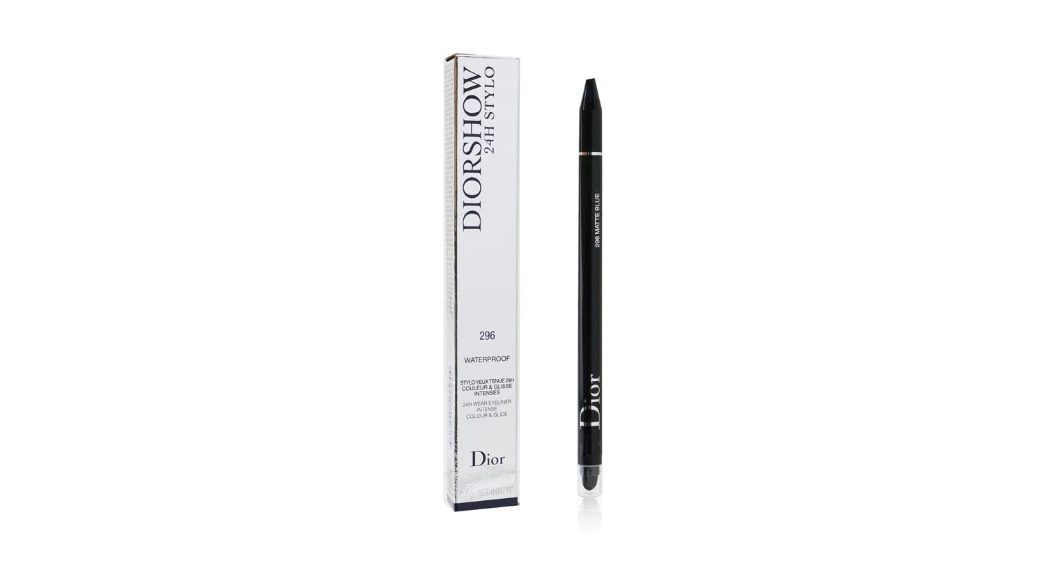 Diorshow 24H Stylo Waterproof Eyeliner - # 296 Matte Blue - 0.2g/0.007oz