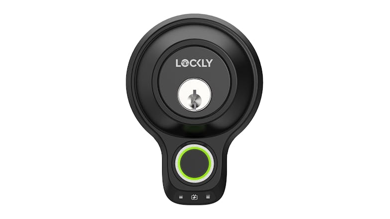 Lockly Flex Touch Deadbolt Smart Door Lock - Matte Black (with Fingerprint Sensor)