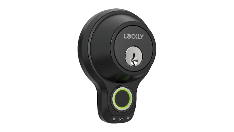 Lockly Flex Touch Deadbolt Smart Door Lock - Matte Black (with Fingerprint Sensor)