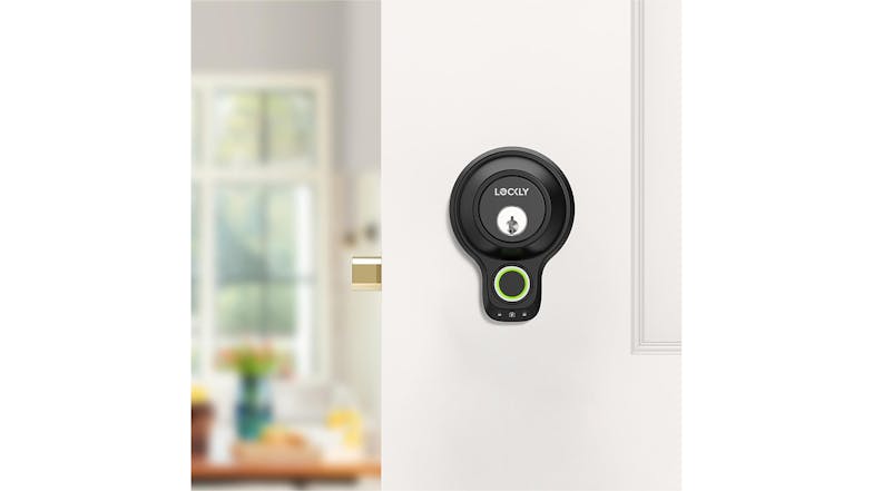 Lockly Flex Touch Deadbolt Smart Door Lock - Matte Black (with Fingerprint Sensor)