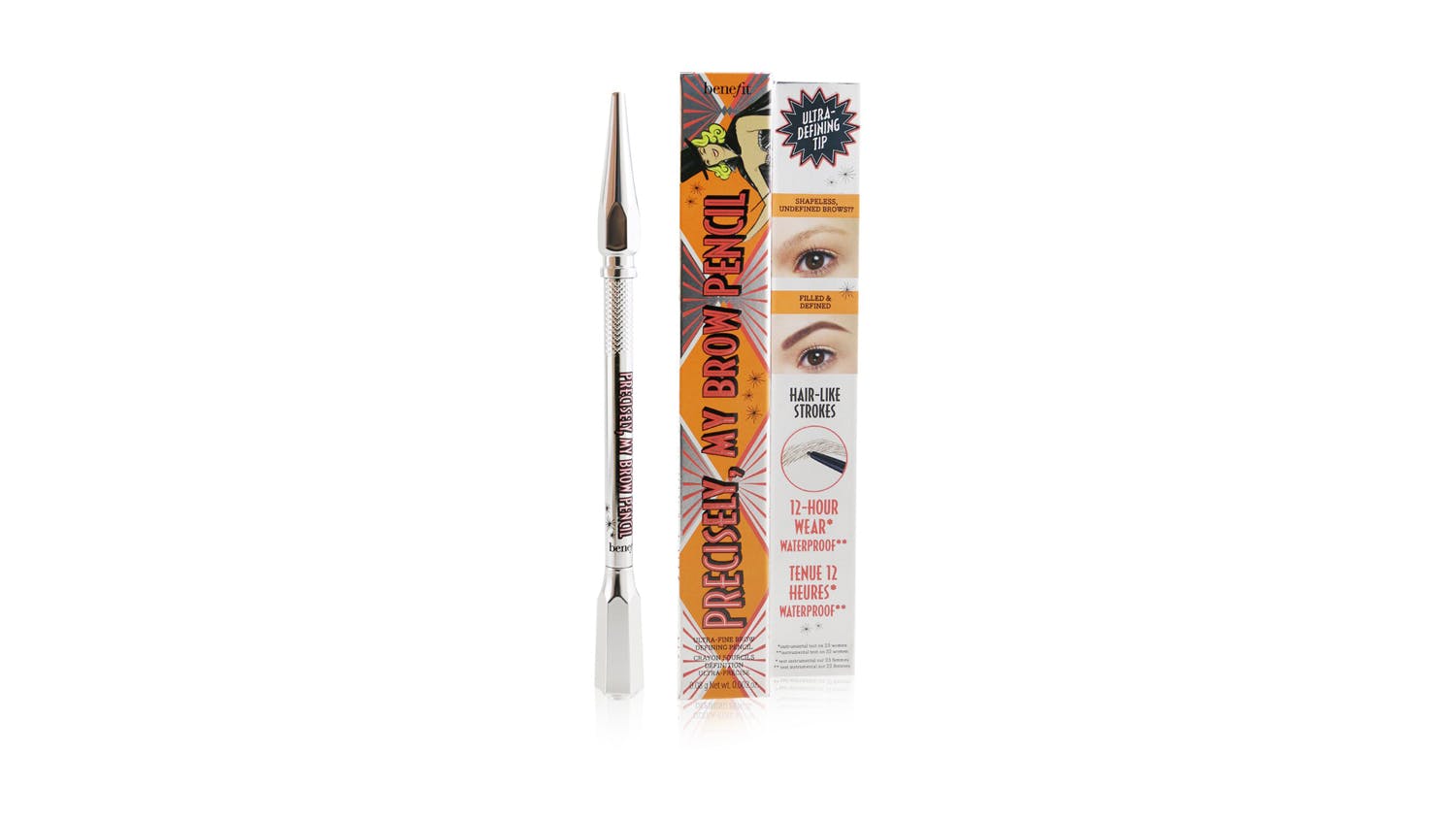 Precisely My Brow Pencil (Ultra Fine Brow Defining Pencil) - # 3.75 (Warm Medium Brown) - 0.08g/0.002oz