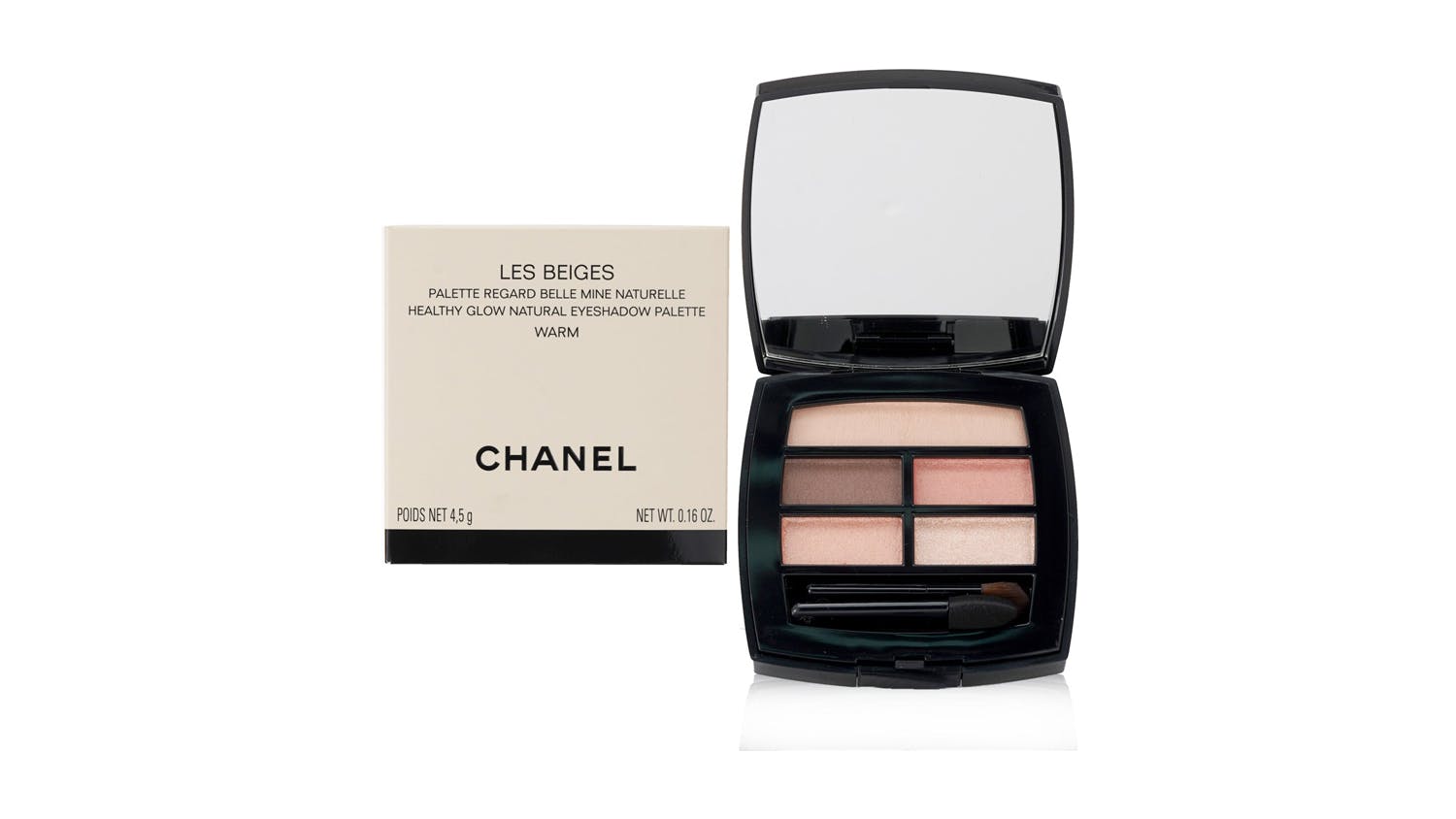 Les Beiges Healthy Glow Natural Eyeshadow Palette - # Warm - 4.5g/0.16oz