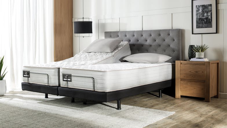 King Koil Conforma Classic II Firm Split Super King Mattress with Refresh Adjustable Base by A.H. Beard
