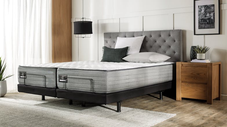 King Koil Conforma Deluxe II Firm Split Super King Mattress with Refresh Adjustable Base by A.H. Beard