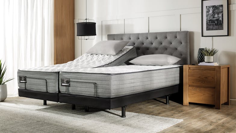 King Koil Conforma Deluxe II Firm Split Super King Mattress with Refresh Adjustable Base by A.H. Beard