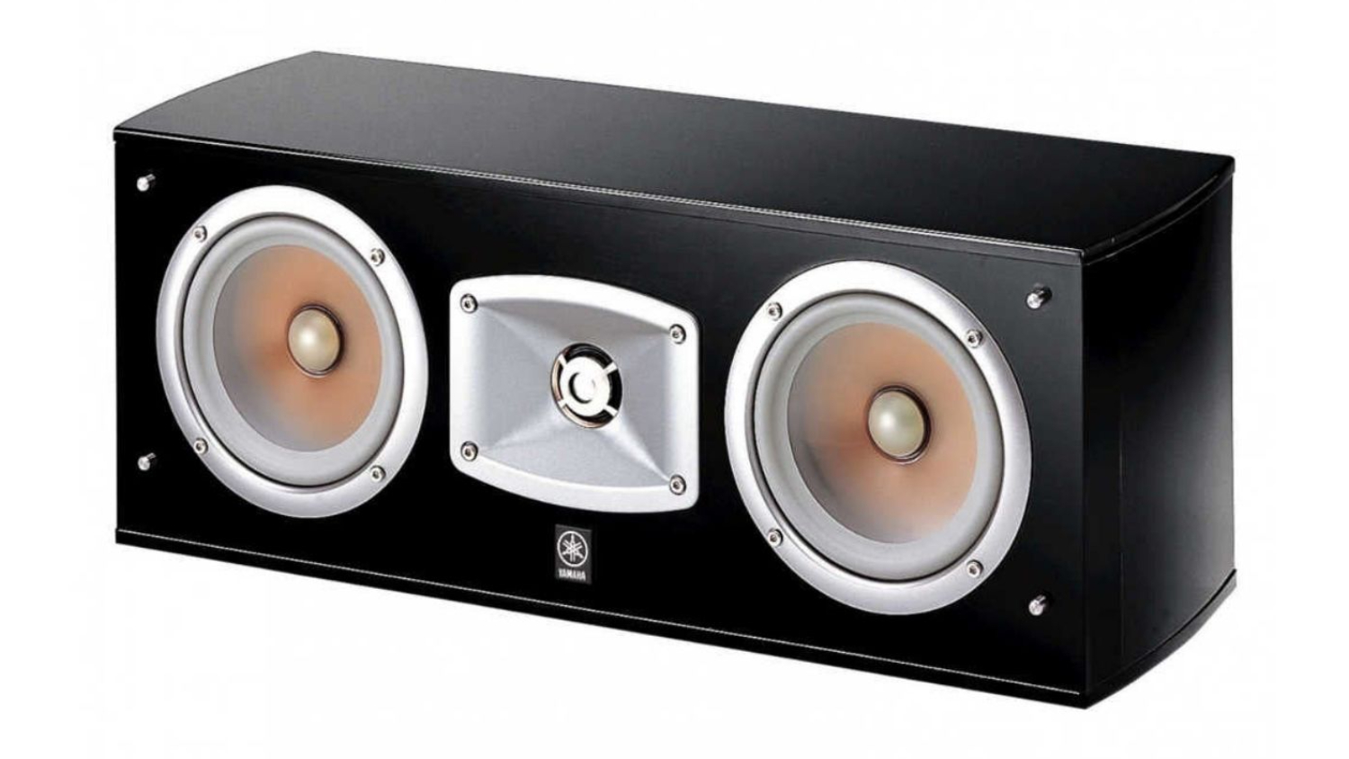 Yamaha NS-C444 250W Center Speaker - Black (Elliptical Form Series)