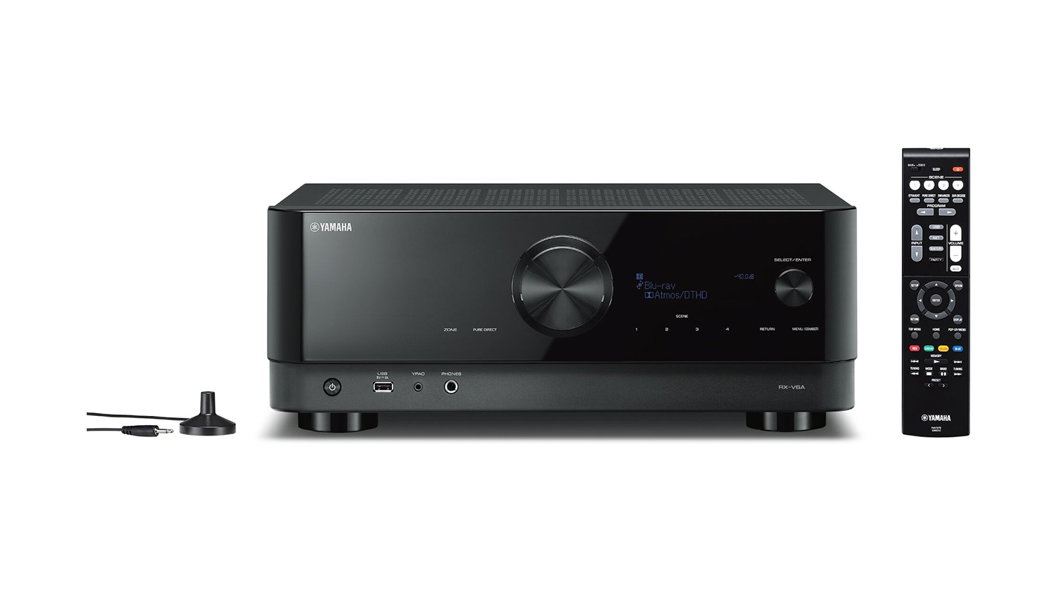 Yamaha RX-V6A 7.2 Channel 4K Wireless AV Receiver - Black (with