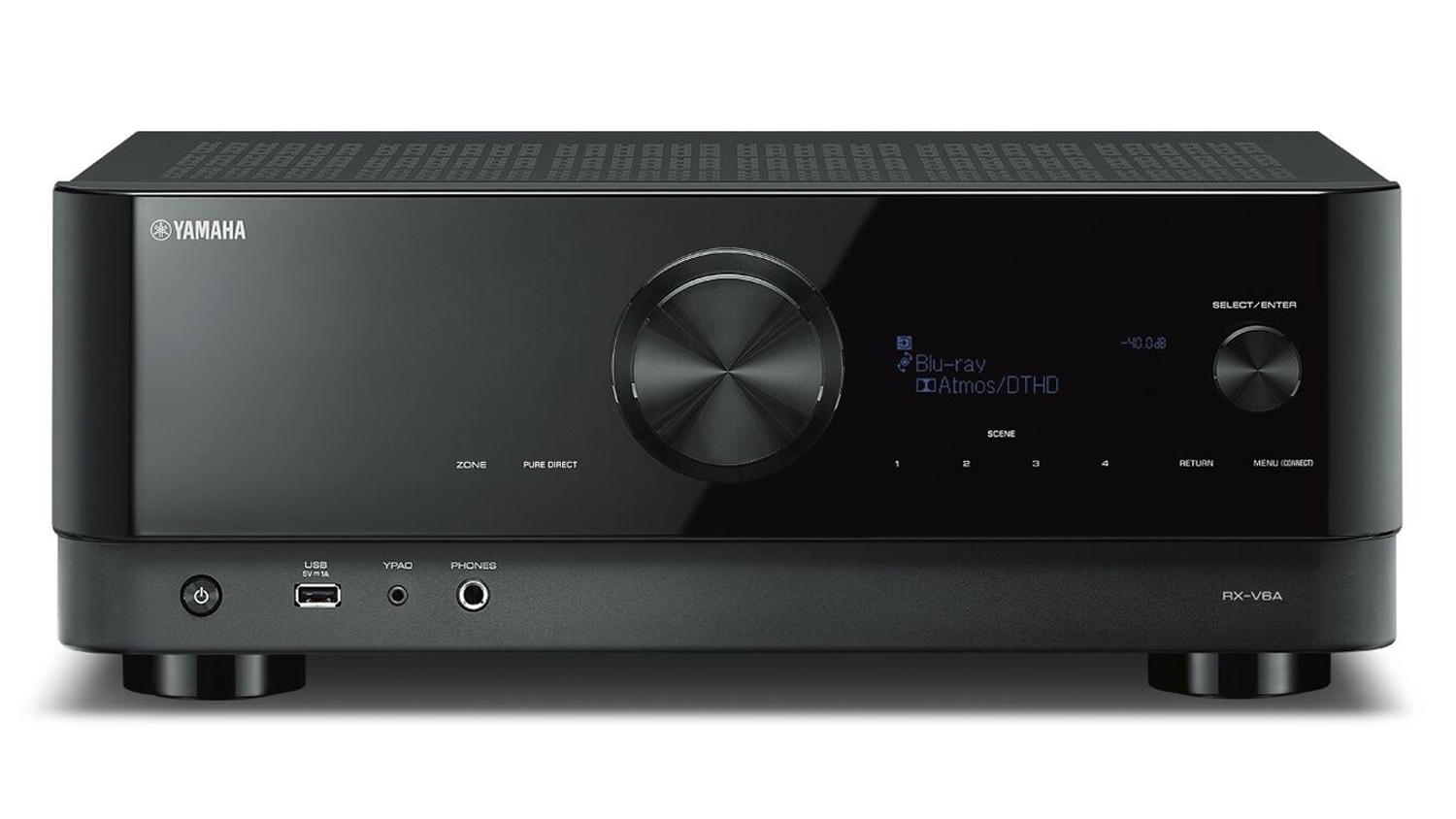 Yamaha 7.2 Channel Smart AV Receiver - 8K Ultra HD | BT v4.2 & Wi-Fi - Black (RX-V6A)