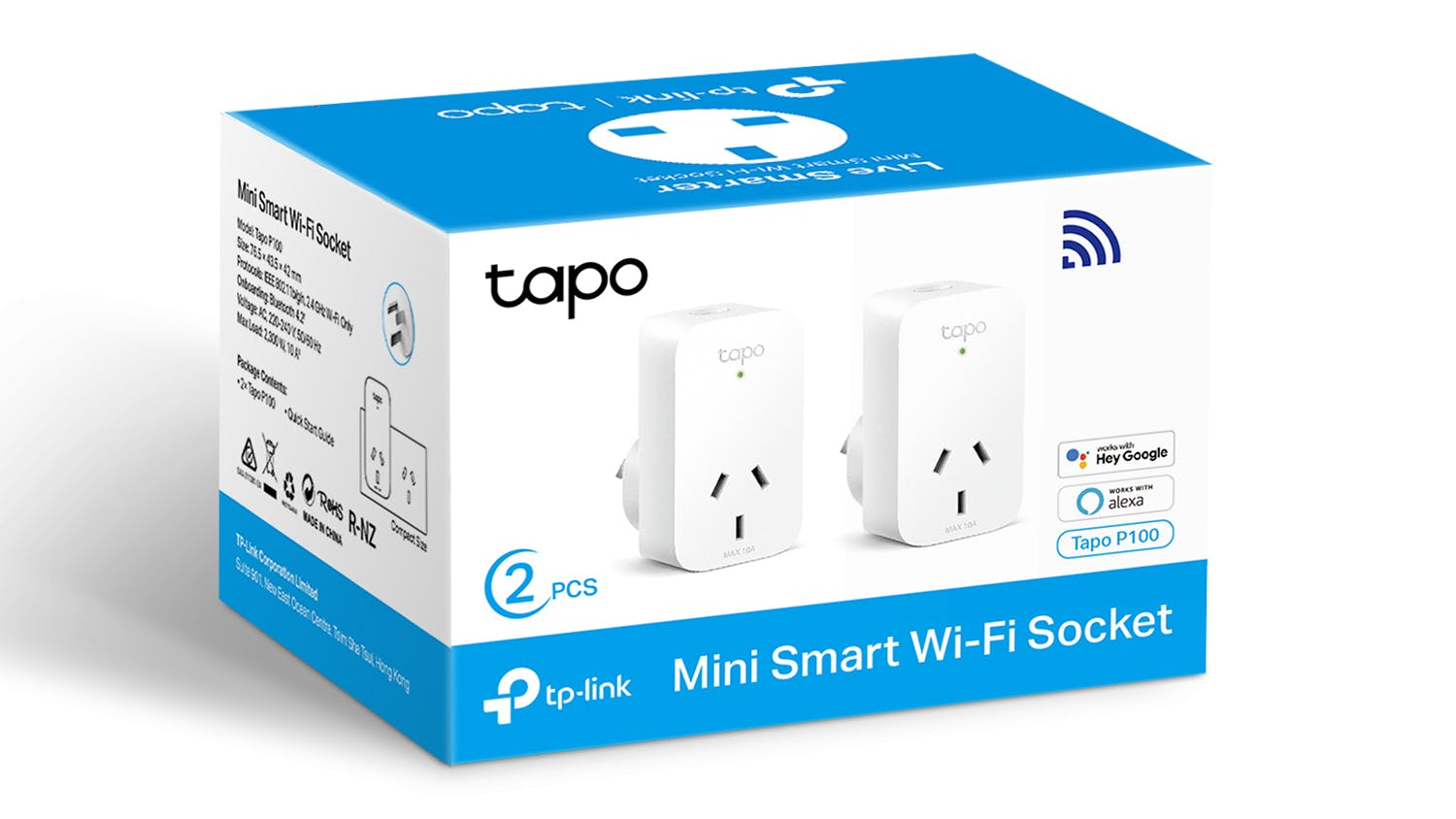 Comprar TP-Link Tapo P100 (Pack 2 ud) Mini Enchufe Inteligente