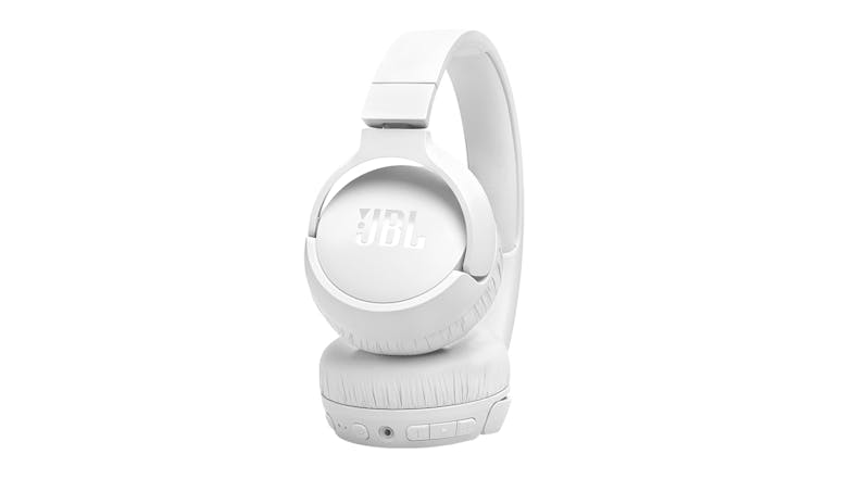 JBL TUNE 670 Adaptive Noise Cancelling Wireless On-Ear Headphones - White