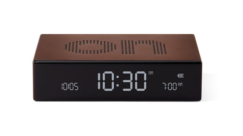 Lexon Flip Premium Alarm Clock - Bronze
