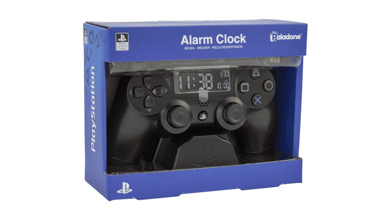 Paladone Playstation Alarm Clock - Black