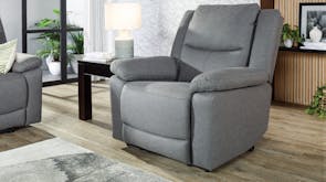 Savoy Fabric Electric Recliner Chair by Kuka Furniture