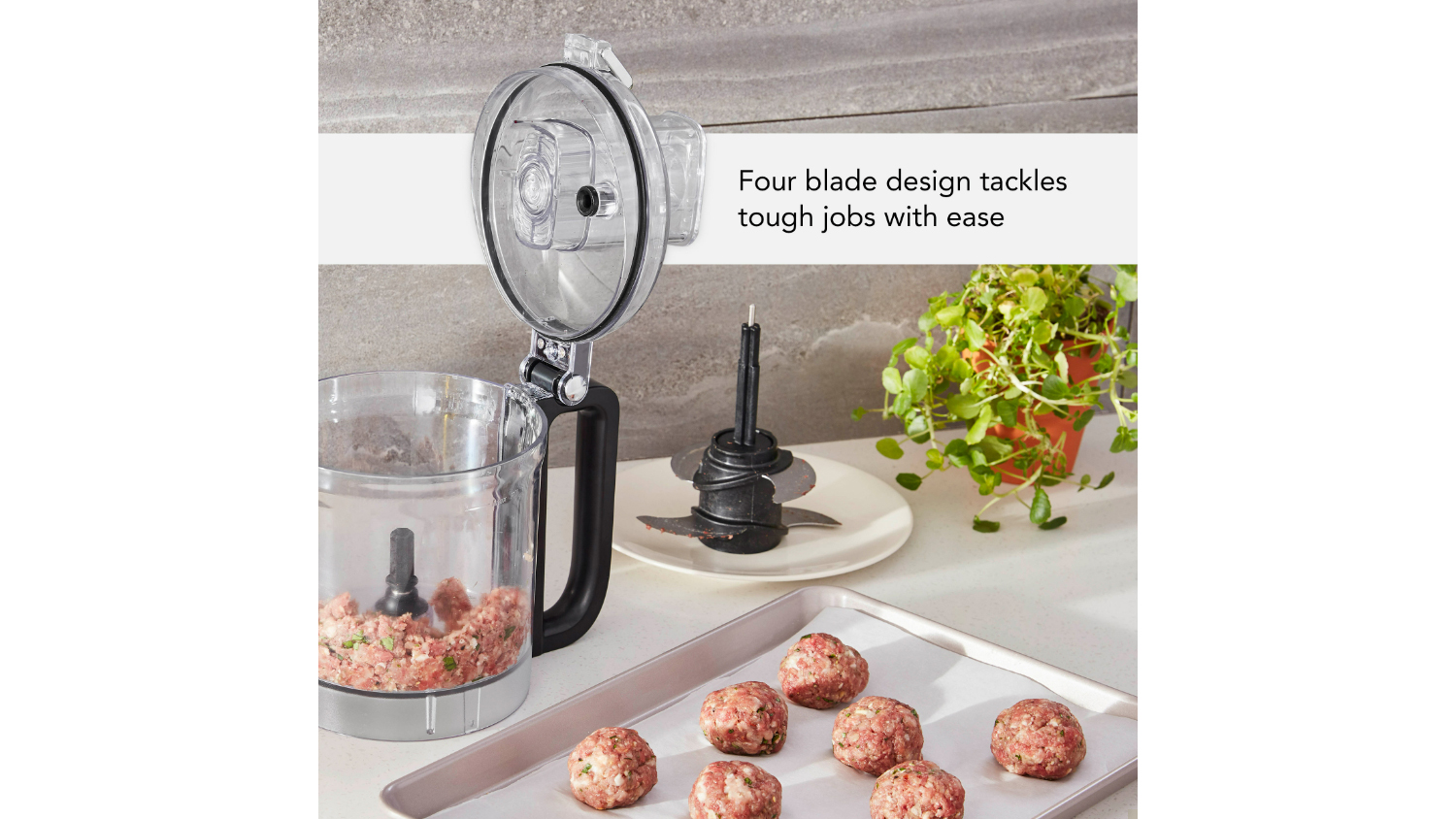 KitchenAid 9 Cup Food Processor Empire Red (5KFP0921AER) Harvey