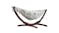 Vivere Double Cotton Hammock w/ Solid Pine Stand - Natural