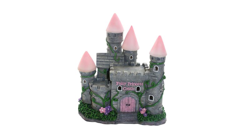 Solar Garden Ornament Fairy Castle