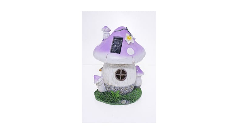 Solar Garden Ornament Day Spa House - 28cm