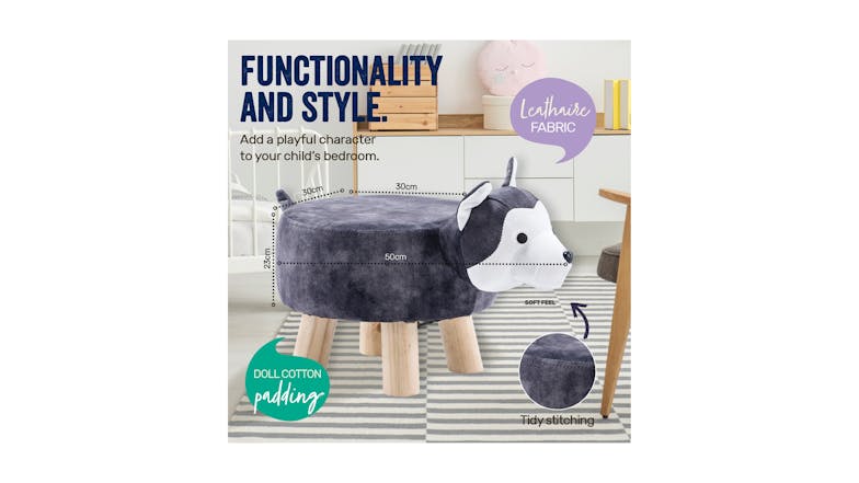 KIDS ANIMAL STOOL SHEEP DOG