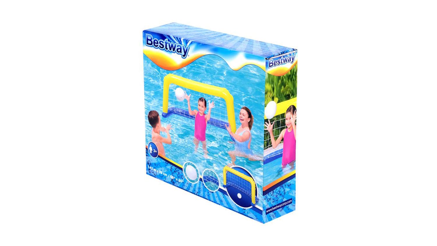 Inflatable Bestway Polo Water Game Set - 1.42m x 76cm Yellow/Blue ...