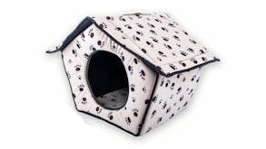 Dog Hutch Paw Print Pattern