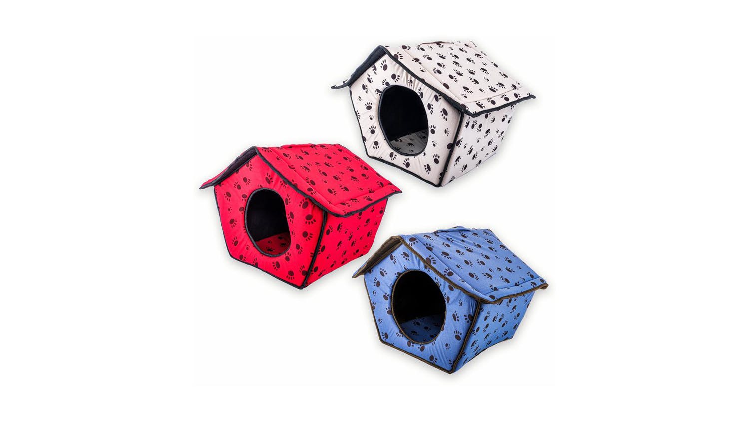 Dog Hutch Paw Print Pattern