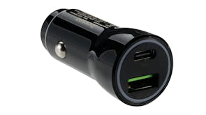Jackson Dual Port USB-A & USB-C Car Charger - Black