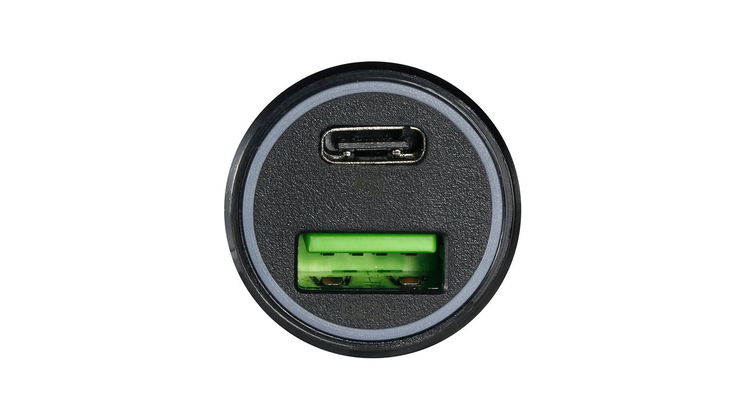 Jackson Dual Port USB-A & USB-C Car Charger - Black