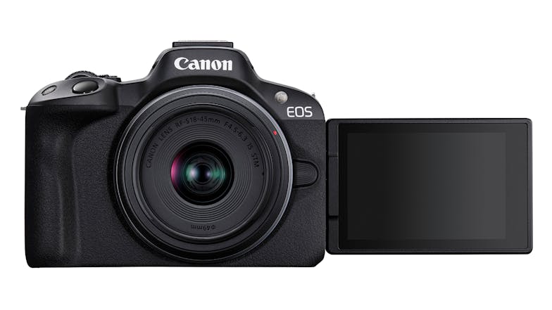 Canon EOS R50 Mirrorless Camera with RF-S 18-45mm f/4.5-6.3 IS STM Lens