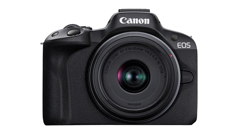 Canon EOS R50 Mirrorless Camera with RF-S 18-45mm f/4.5-6.3 IS STM Lens