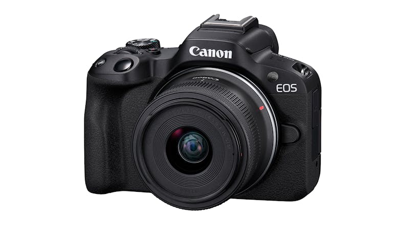 Canon EOS R50 Mirrorless Camera with RF-S 18-45mm f/4.5-6.3 IS STM Lens