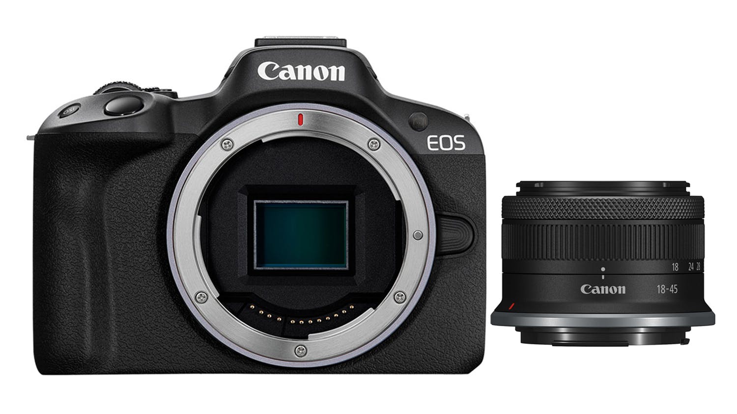 Canon EOS R50 Mirrorless Camera with 18-45mm and 5811C022 B&H