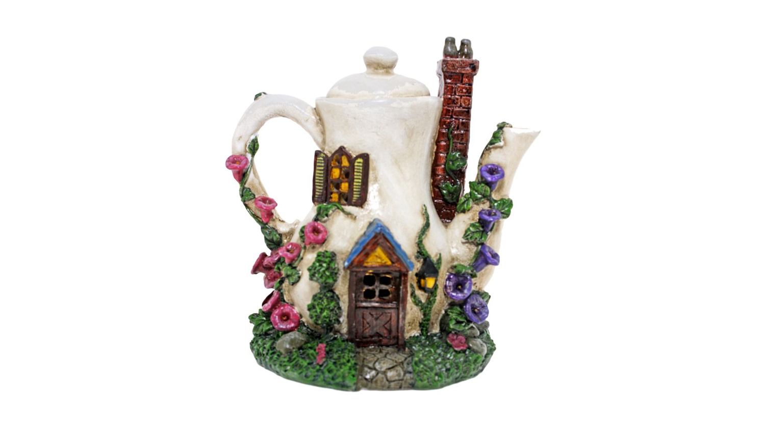 Solar Garden Ornament Tea Pot House Harvey Norman New Zealand