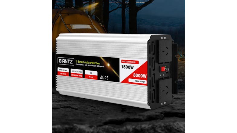 Giantz Sine Wave Power Inverter 1500W/3000W 12V - 240V